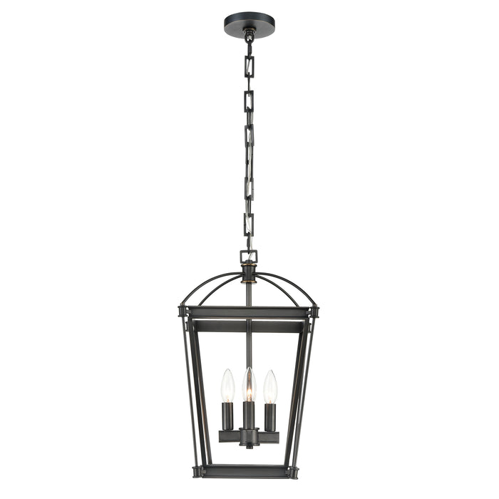 Manor Four Light Foyer Pendant Urban Bronze-Foyer/Hall Lanterns-Alora-Lighting Design Store