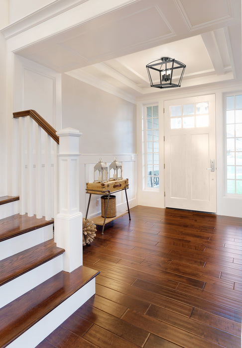 Manor Four Light Foyer Pendant Urban Bronze-Foyer/Hall Lanterns-Alora-Lighting Design Store