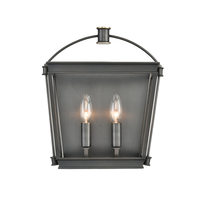 Manor Two Light Bathroom Fixture Urban Bronze-Sconces-Alora-Lighting Design Store