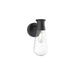 Marcel One Light Outdoor Wall Lantern Clear Bubble Glass/Textured Black-Sconces-Alora-Lighting Design Store