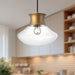 Marcel One Light Pendant Aged Gold-Mini Pendants-Alora-Lighting Design Store