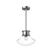 Marcel One Light Pendant Chrome-Mini Pendants-Alora-Lighting Design Store