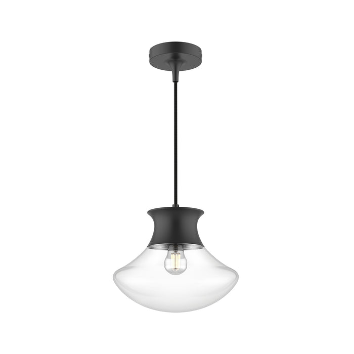 Marcel One Light Pendant Matte Black-Mini Pendants-Alora-Lighting Design Store