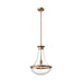 Marcel One Light Pendant Aged Gold-Mini Pendants-Alora-Lighting Design Store