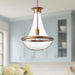 Marcel One Light Pendant Aged Gold-Mini Pendants-Alora-Lighting Design Store