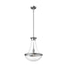 Marcel One Light Pendant Chrome-Mini Pendants-Alora-Lighting Design Store
