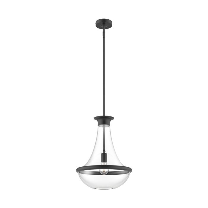 Marcel One Light Pendant Matte Black-Mini Pendants-Alora-Lighting Design Store
