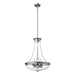 Marcel Four Light Pendant Chrome-Foyer/Hall Lanterns-Alora-Lighting Design Store