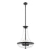 Marcel Four Light Pendant Matte Black-Foyer/Hall Lanterns-Alora-Lighting Design Store