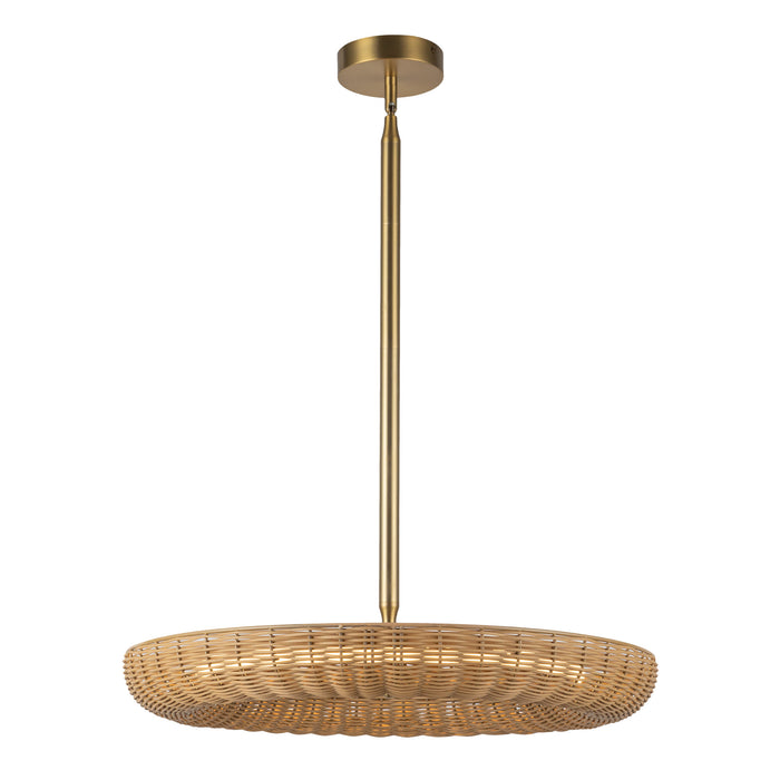 Maris LED Chandelier Brushed Gold-Mid. Chandeliers-Alora-Lighting Design Store