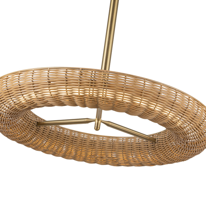 Maris LED Chandelier Brushed Gold-Mid. Chandeliers-Alora-Lighting Design Store