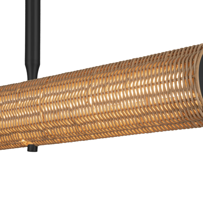 Maris LED Linear Pendant Matte Black-Linear/Island-Alora-Lighting Design Store