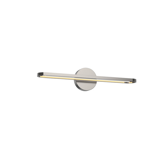 Marlon LED Vanity Light Brushed Nickel-Bathroom Fixtures-Kuzco Lighting-Lighting Design Store