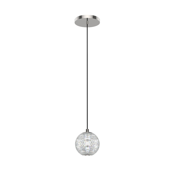 Marni LED Pendant Polished Nickel-Mini Pendants-Alora-Lighting Design Store