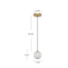 Marni LED Pendant Natural Brass-Mini Pendants-Alora-Lighting Design Store