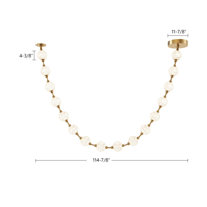 Marni LED Pendant Polished Nickel-Pendants-Alora-Lighting Design Store