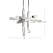 Martelo LED Pendant Chrome-Pendants-Kuzco Lighting-Lighting Design Store