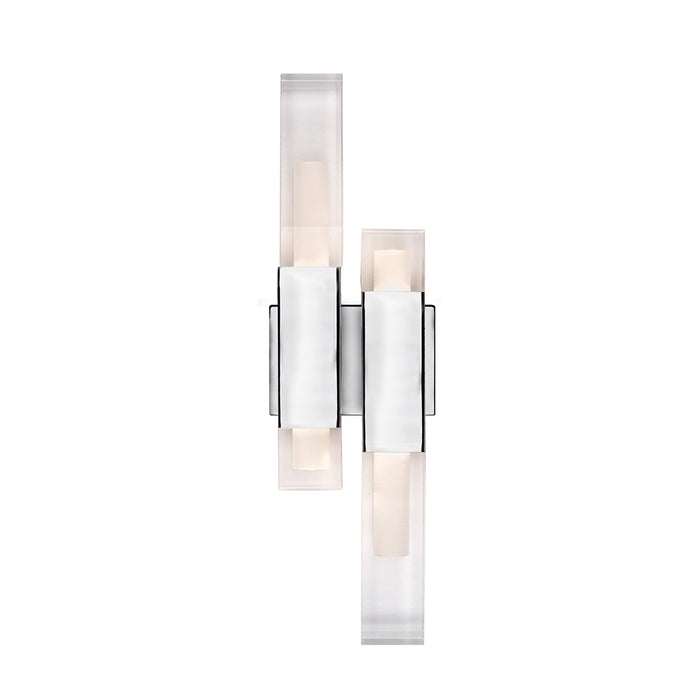 Martelo LED Wall Sconce Chrome-Sconces-Kuzco Lighting-Lighting Design Store
