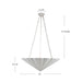 Martine Four Light Chandelier Antique White-Pendants-Alora-Lighting Design Store