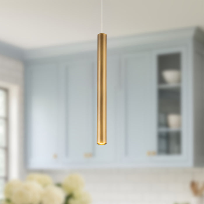 Mason LED Pendant Vintage Brass-Mini Pendants-Kuzco Lighting-Lighting Design Store