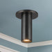 Mason LED Semi Flush Mount Urban Bronze-Flush Mounts-Kuzco Lighting-Lighting Design Store