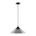 Mauer One Light Pendant Matte Black/Smoked-Pendants-Alora-Lighting Design Store