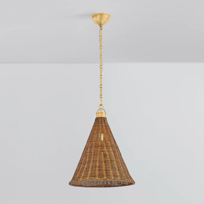 Kensington One Light Pendant Aged Brass-Pendants-Hudson Valley-Lighting Design Store