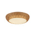 Merida Two Light Flush Mount Rattan-Flush Mounts-Alora-Lighting Design Store