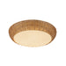 Merida Three Light Flush Mount Rattan-Flush Mounts-Alora-Lighting Design Store