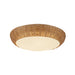 Merida Three Light Flush Mount Rattan-Flush Mounts-Alora-Lighting Design Store