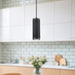 Micro One Light Pendant Black-Mini Pendants-Kuzco Lighting-Lighting Design Store
