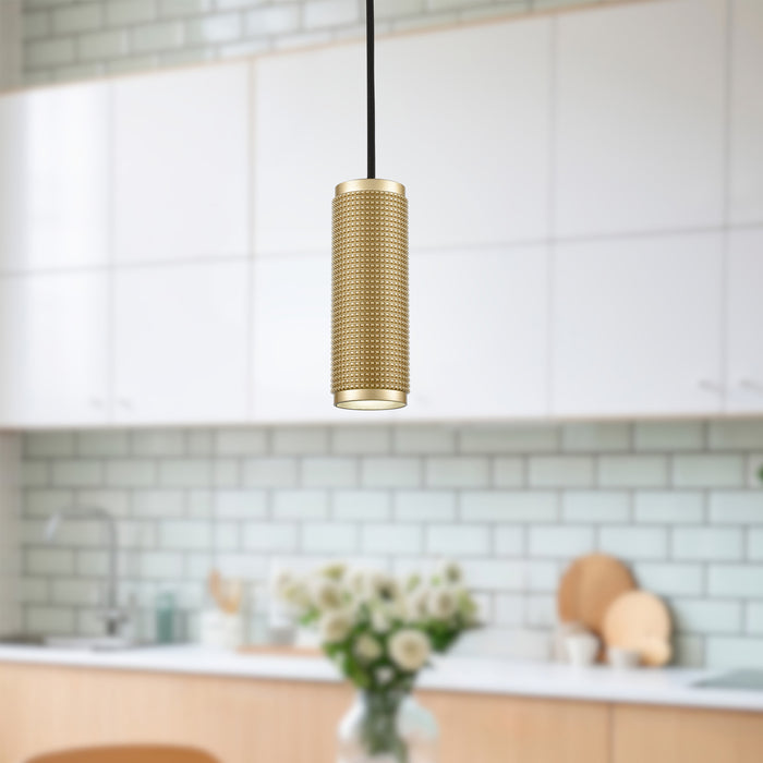 Micro One Light Pendant Gold-Mini Pendants-Kuzco Lighting-Lighting Design Store