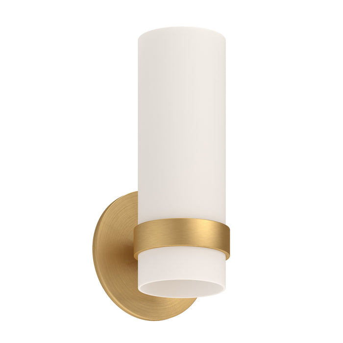 Milano LED Semi-Flush Mount Brushed Gold-Sconces-Kuzco Lighting-Lighting Design Store