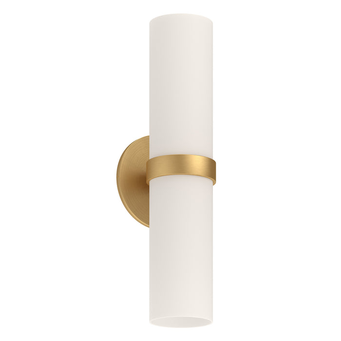 Milano LED Wall Sconce Brushed Gold-Sconces-Kuzco Lighting-Lighting Design Store