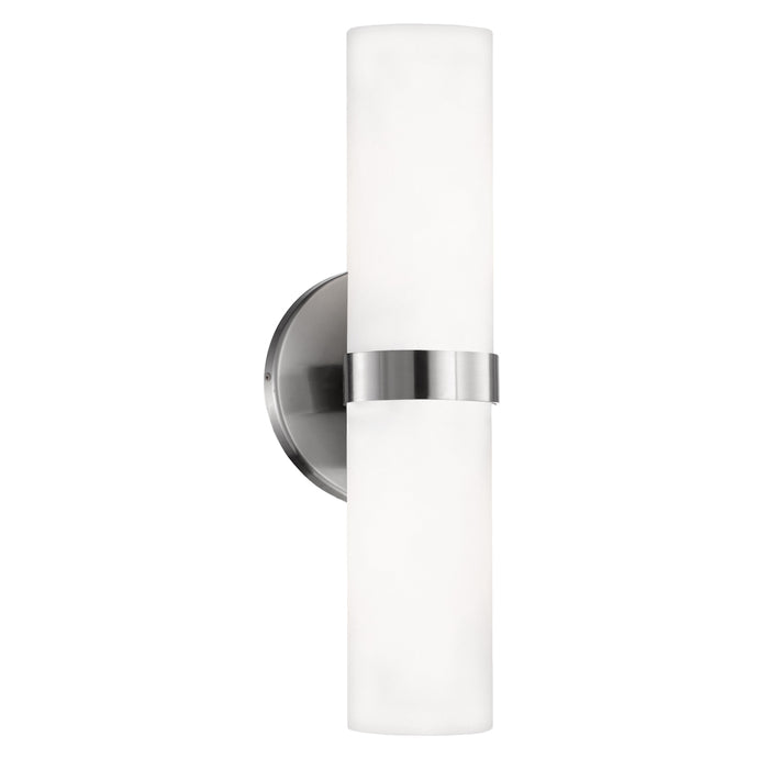 Milano LED Wall Sconce Brushed Nickel-Sconces-Kuzco Lighting-Lighting Design Store