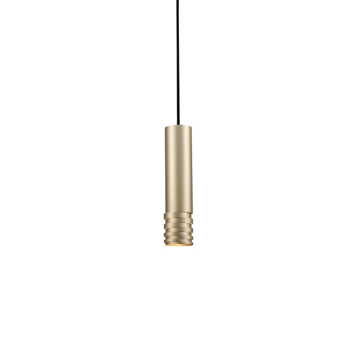 Milca One Light Pendant Gold-Mini Pendants-Kuzco Lighting-Lighting Design Store