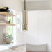 Milca One Light Pendant Gold-Mini Pendants-Kuzco Lighting-Lighting Design Store