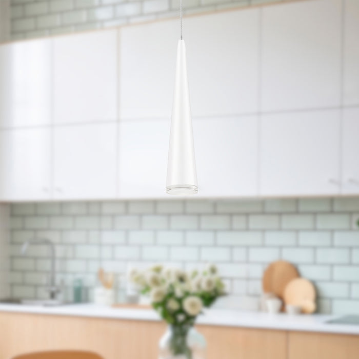 Mina LED Pendant White-Mini Pendants-Kuzco Lighting-Lighting Design Store