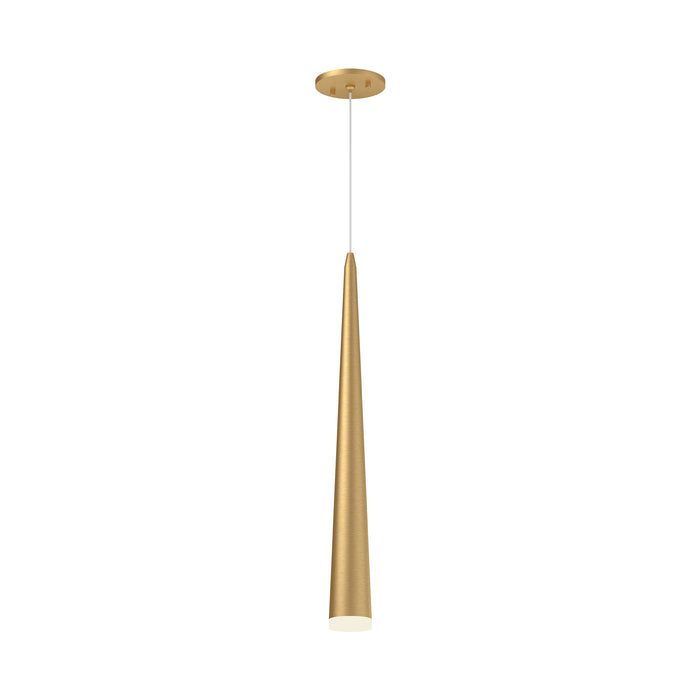 Mina LED Pendant Brushed Gold-Mini Pendants-Kuzco Lighting-Lighting Design Store