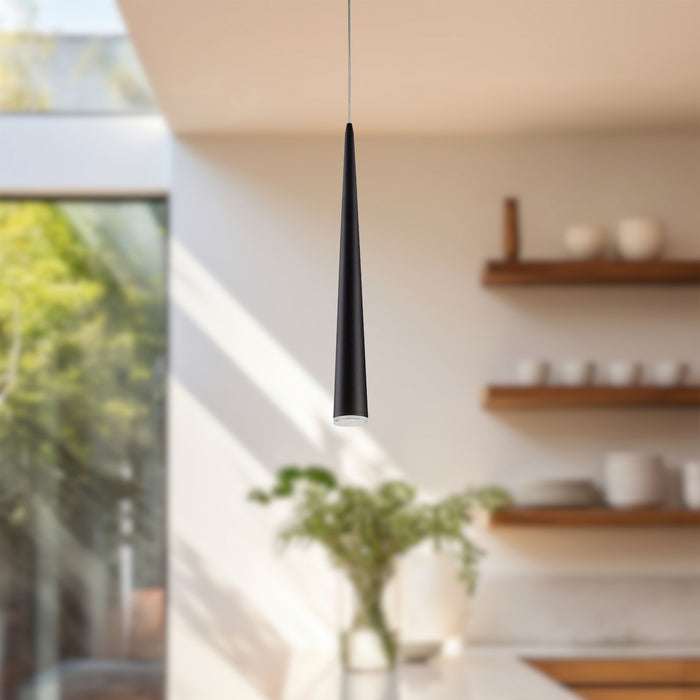 Mina LED Pendant Black-Mini Pendants-Kuzco Lighting-Lighting Design Store