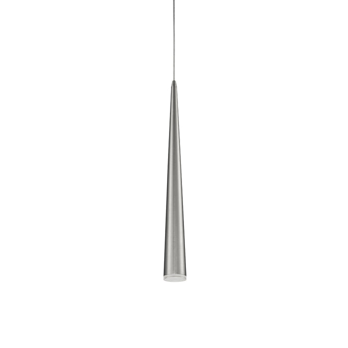 Mina LED Pendant Brushed Nickel-Mini Pendants-Kuzco Lighting-Lighting Design Store