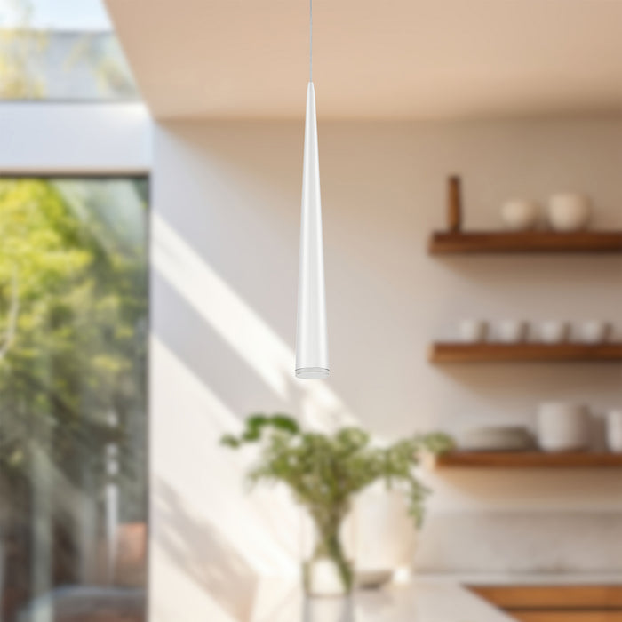 Mina LED Pendant White-Mini Pendants-Kuzco Lighting-Lighting Design Store