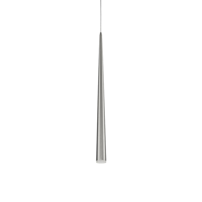 Mina LED Pendant Brushed Nickel-Mini Pendants-Kuzco Lighting-Lighting Design Store