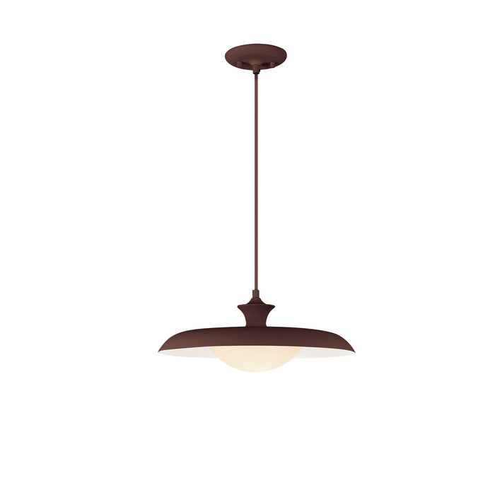 Minori One Light Pendant Burgundy-Pendants-Alora-Lighting Design Store