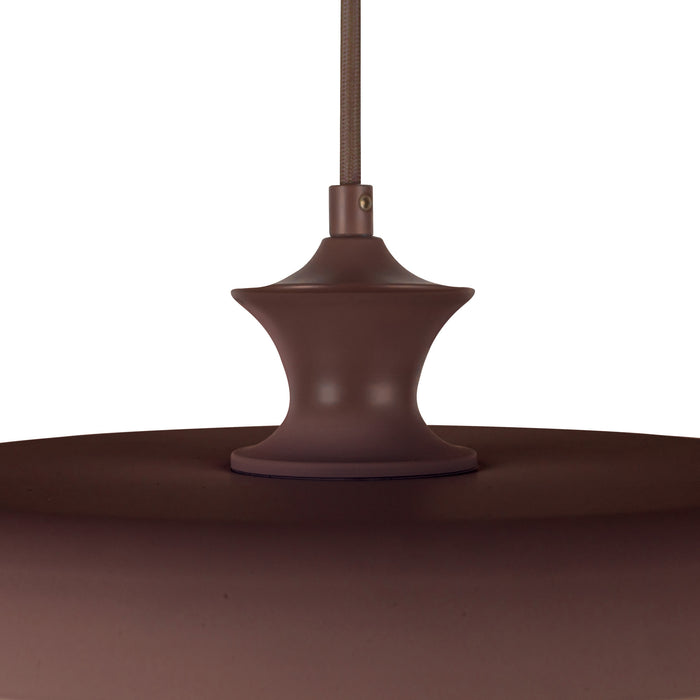 Minori One Light Pendant Burgundy-Pendants-Alora-Lighting Design Store