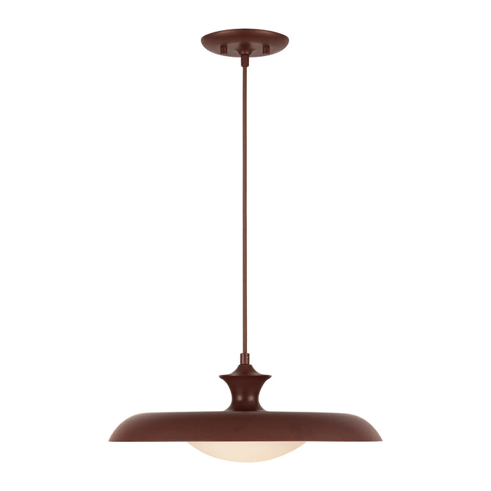 Minori One Light Pendant Burgundy-Pendants-Alora-Lighting Design Store