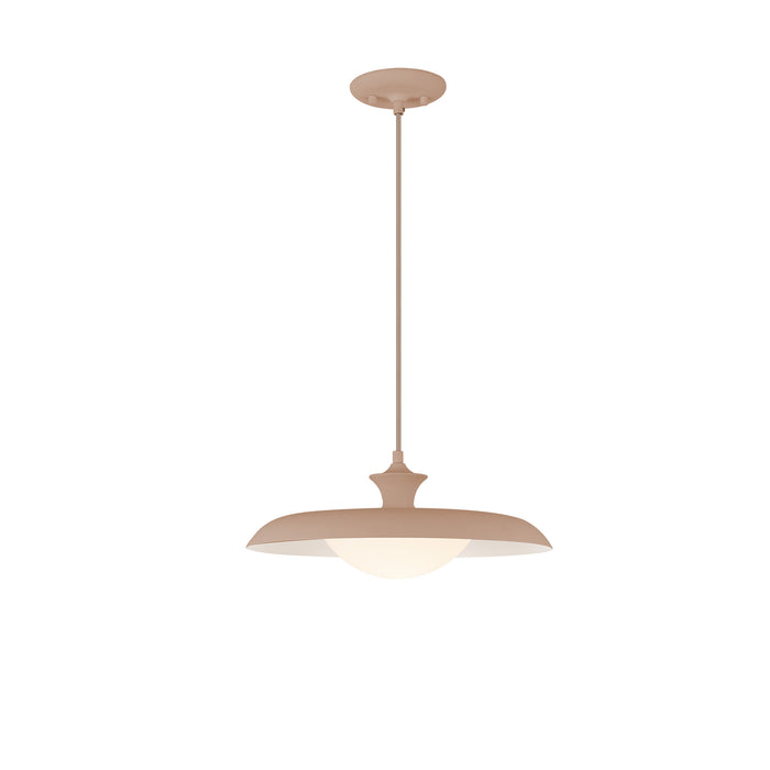 Minori One Light Pendant Peach-Pendants-Alora-Lighting Design Store