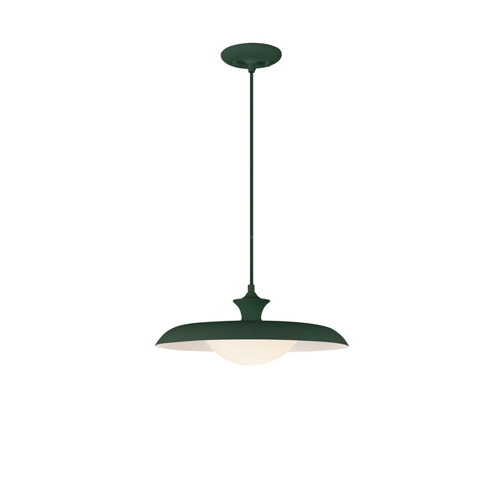 Minori One Light Pendant Pine Green-Pendants-Alora-Lighting Design Store