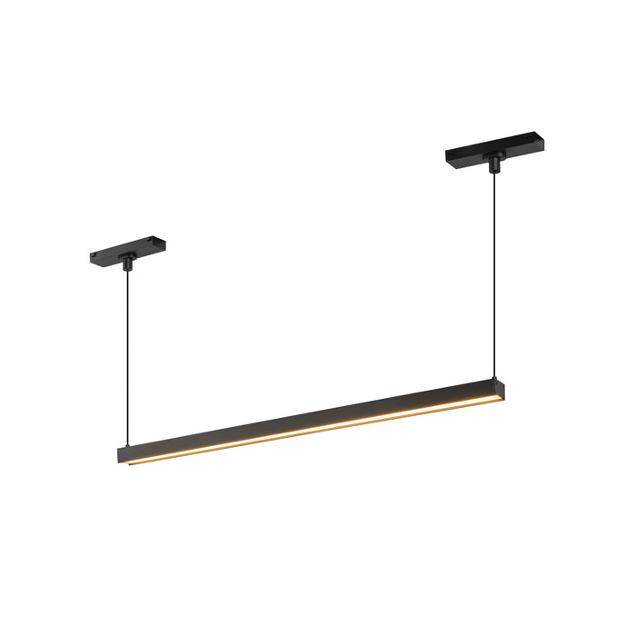 Mira LED Track Linear Pendant Black-Track-Kuzco Lighting-Lighting Design Store