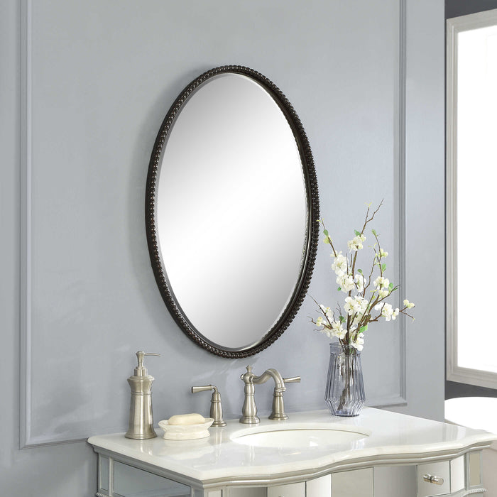 Sherise Mirror Oil Rubbed Bronze-Mirrors/Pictures-Uttermost-Lighting Design Store